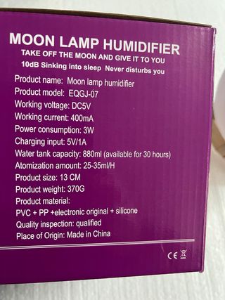 Diffusore Lampada Luna