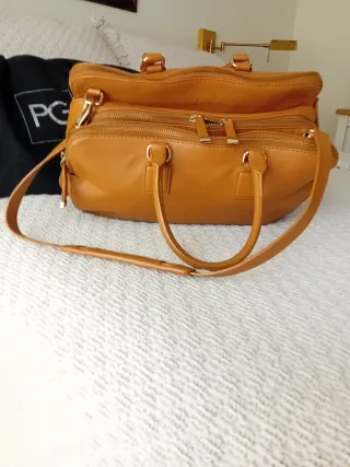 Bolso purificacion Garcia Marrón Grande