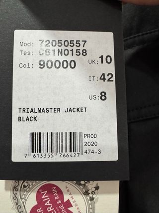 Chaqueta Belstaff Trialmaster Mujer Negra NUEVA