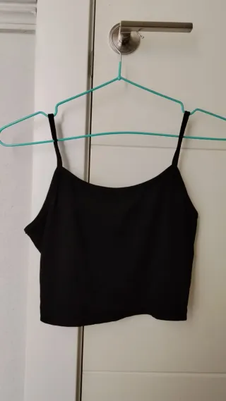 Top negro tirantes talla 11-12