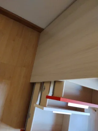 Camerino juvenil con escritorio y estanterías