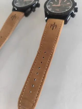 Reloj AKNIGHT Hombre Negro Marrón