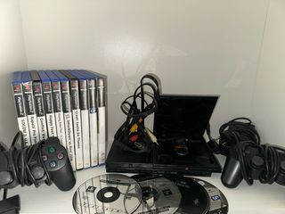 Playstation 2 Completa + 10 Juegos