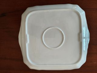 Set ciotola e vassoio in porcellana