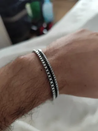 Pulsera elegante de eslabones para hombre
