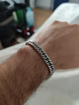 Pulsera elegante de eslabones para hombre