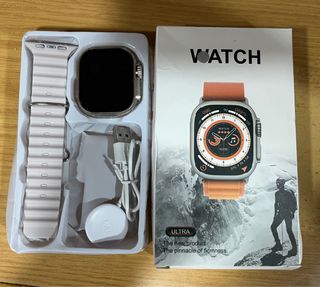 Smartwatch T900 Ultra Negro y T900 Ultra Plata