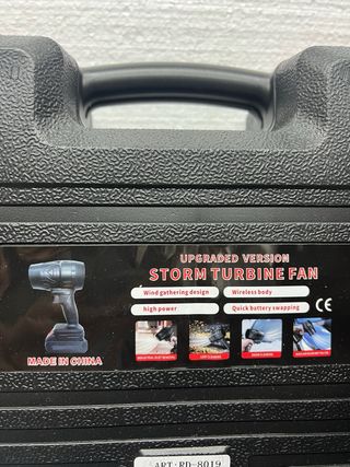 Soffiatore a turbina ricaricabile