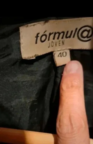 Chaquetón negro mujer