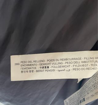 Abrigo plumífero Zara marrón