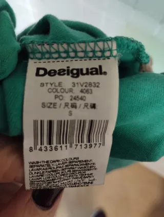 Vestido Desigual Multicolor Talla S