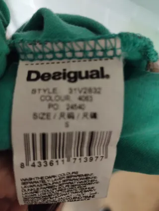 Vestido Desigual Multicolor Talla S