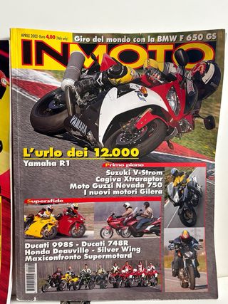 Lotto riviste Inmoto anno 1999 al 2002