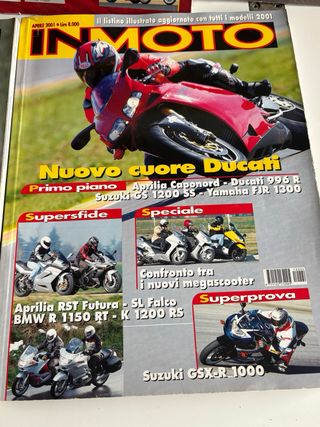 Lotto riviste Inmoto anno 1999 al 2002