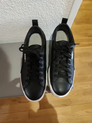 Deportivas Puma plataforma negras