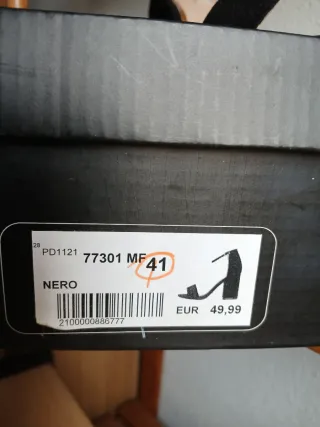 Zapatos de fiesta negros Primadonna