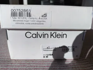 Mocasines Calvin Klein Talla 38 Mujer