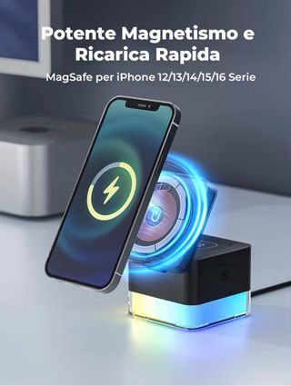 Caricatore Wireless 4 in 1 Qi