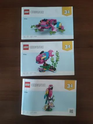 Lego creator 31144 pappagallo esotico rosa