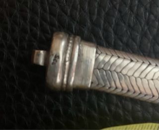 Pulsera Plata 925 Cola Ratón Serpiente India