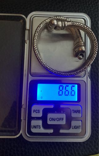 Pulsera Plata 925 Cola Ratón Serpiente India