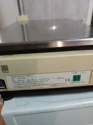 Báscula comercial GRAM con impresora