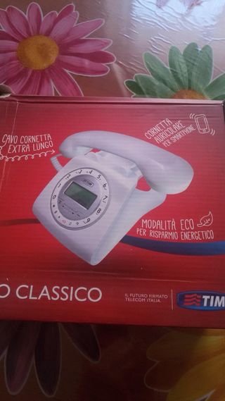 Telefono Fisso TIM Classico Bianco