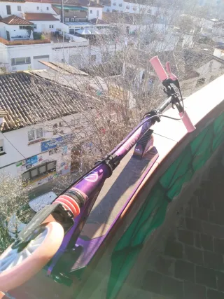 Patinete Oxelo Morado