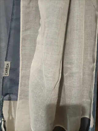 Sciarpa Carpisa blu e bianca