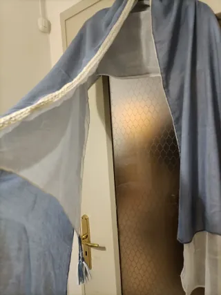 Sciarpa Carpisa blu e bianca