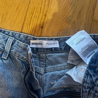 Pantalones anchos vaqueros rotos