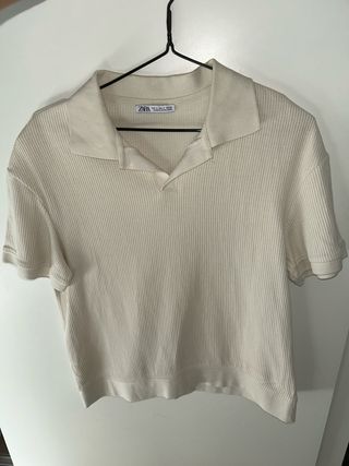 Polo Zara Beige Talla S