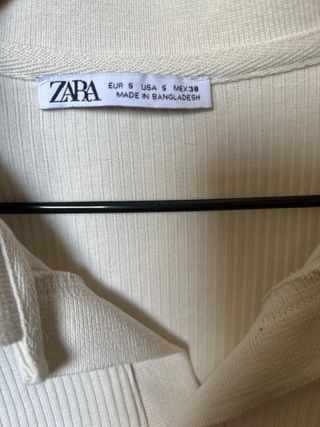 Polo Zara Beige Talla S
