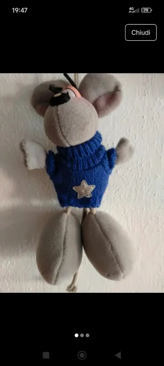 Peluche Diddl con ventosa