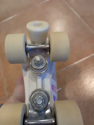 Patines 4 ruedas Oxelo Talla 30 Blancos