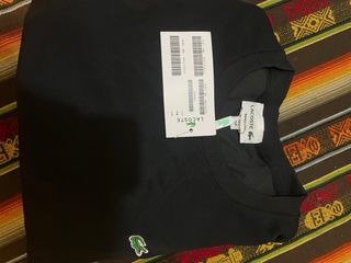 Sudadera Lacoste Negra Talla M (equivale a S)