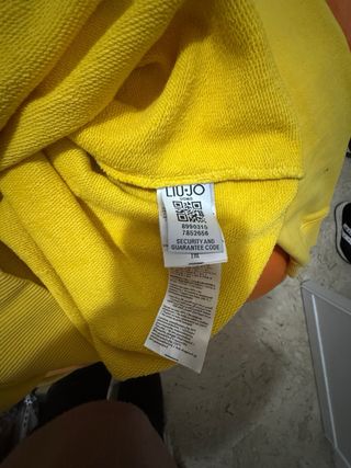 Felpa Liu Jo Gialla Uomo