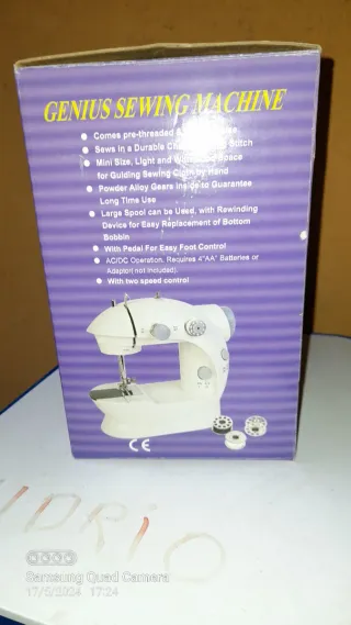 Máquina de coser Genius con 2 velocidades