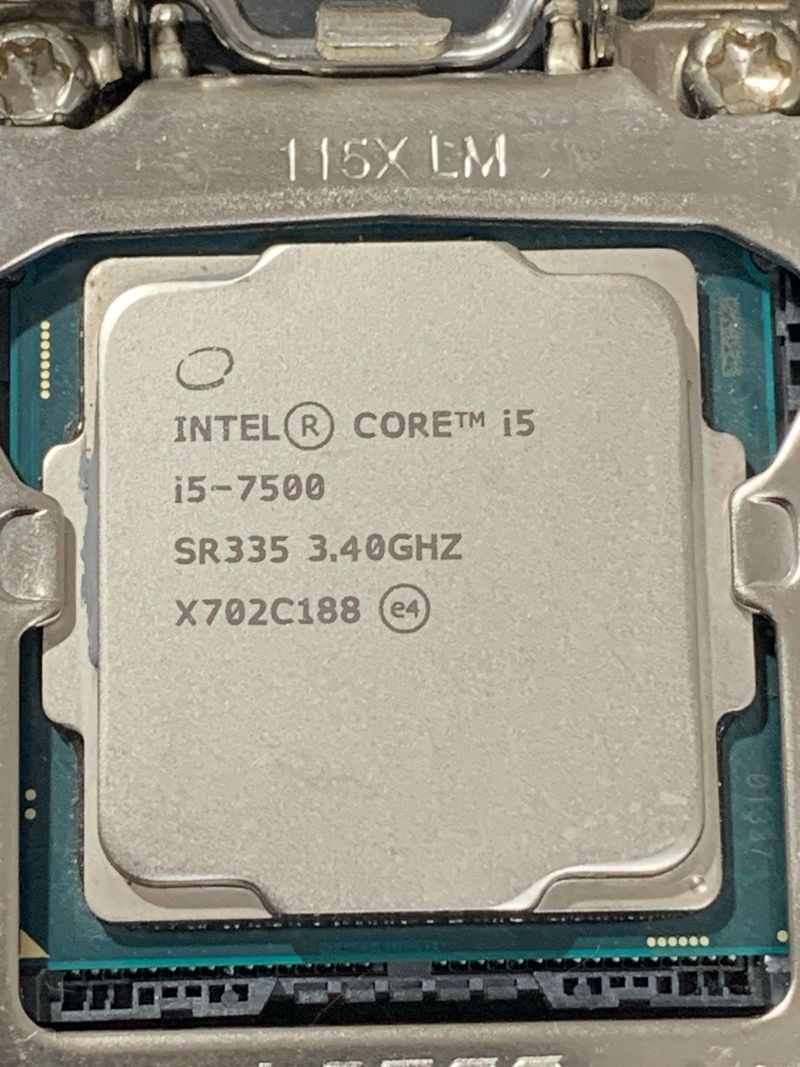 Placa Gigabyte B250M DS3H + Intel Core i5-7500 afbeelding 4