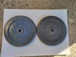 Discos de peso DYCAR SPORT 15kg