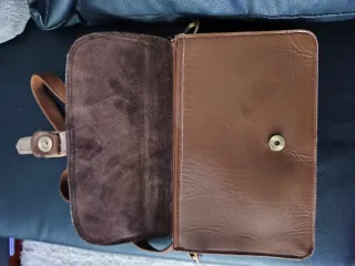 Bolso de piel auténtica