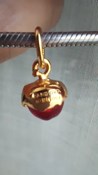 Charm Manzana Roja y Dorada