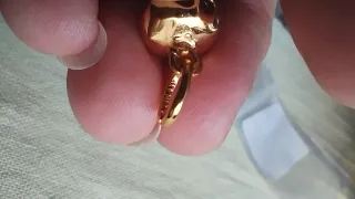 Charm Manzana Roja y Dorada