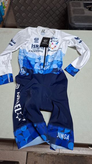 Mono Ciclismo Israel JINGA Azul Blanco