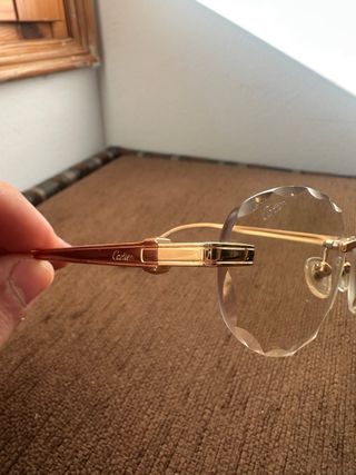 Gafas Cartier Doradas y Plateadas