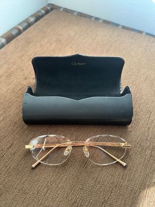 Gafas Cartier Doradas y Plateadas