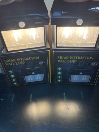 Coppia Lampade Solari Aerbes