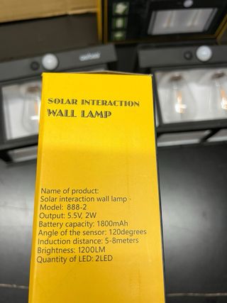 Coppia Lampade Solari Aerbes