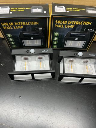 Coppia Lampade Solari Aerbes