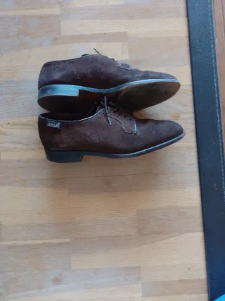 Zapatos italianos ante marrón talla 35